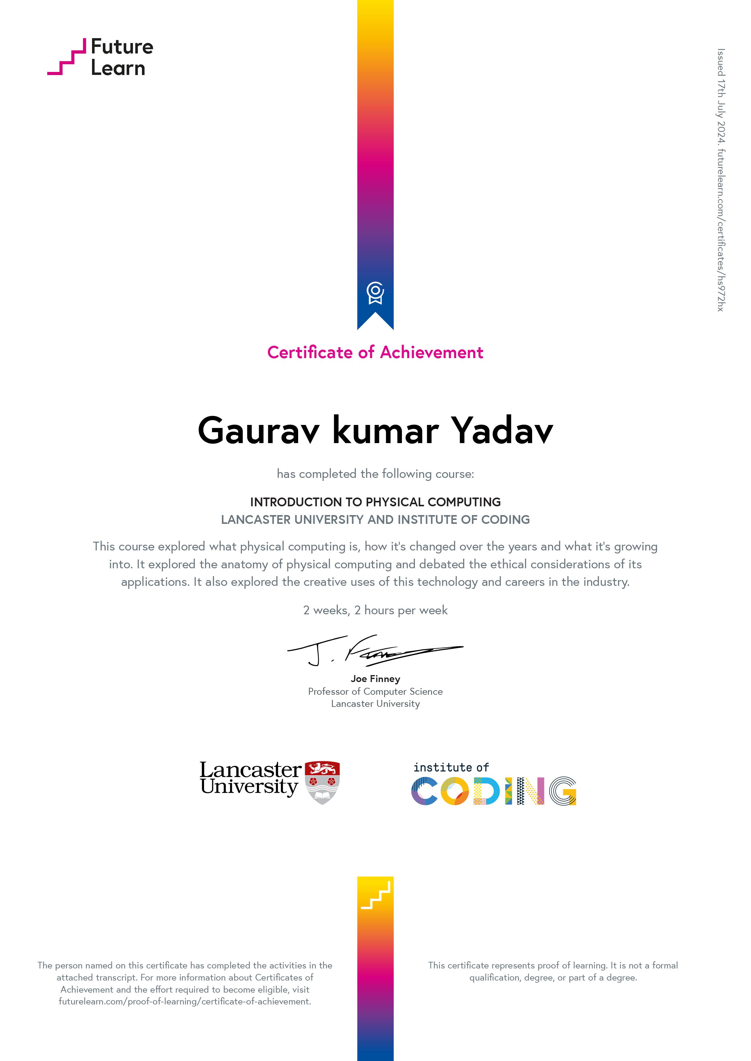 Gaurav kumar yadav